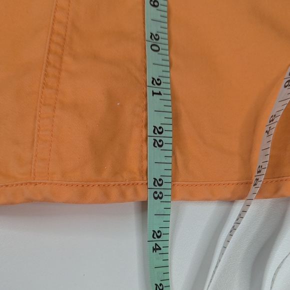 Vintage French Laundry Jacket Orange Denim Style Women's L‎ - Picture 9 of 10